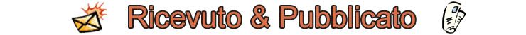 logo di ricevuto e pubblicato